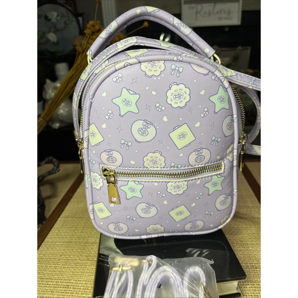 New Poly Pocket X Unique Vintage Compact Mini Backpack Bag
